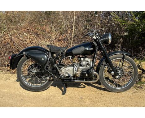 Registration No: Unregistered Frame No: 9599/5 MOT: ExemptAn unusual all-black DouglasPart of a private collectionTo be sold 