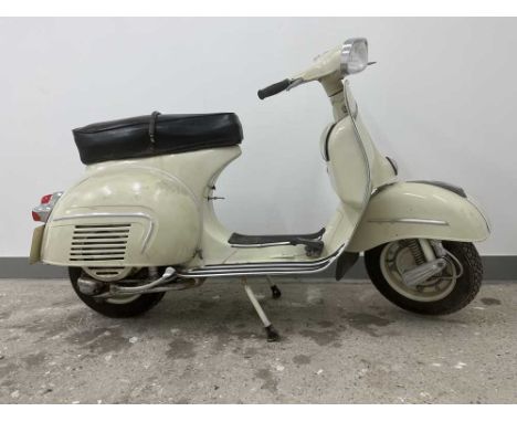 Registration No: GNH 334B Frame No: V13502C104202 MOT: ExemptUnique VespaGood clear and correct numbersV5C present for use on