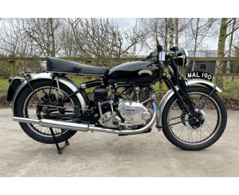 Registration No: MAL 190 Frame No: RC/1/7723 MOT: ExemptA matching numbers Vincent Comet from a private collectionPrevious ve