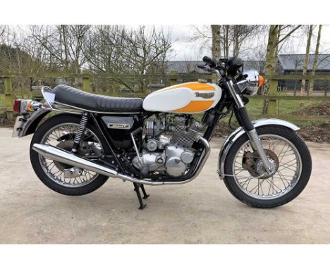 Registration No: PMP 872R Frame No: KK06214 MOT: ExemptA UK-supplied Triumph Trident T160 from newSome restoration by the pre
