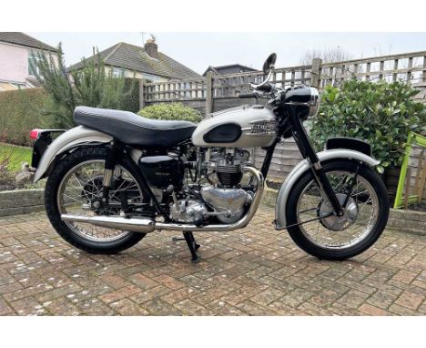 Registration No: VOF 378 Frame No: 010948 MOT: ExemptA very striking 1957 Triumph T110Always cared for and maintained by the 
