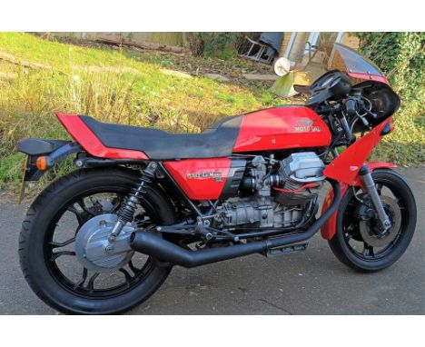 Registration No: EWT 339Y Frame No: 13504 MOT: ExemptGuzzi's legendary Le Mans 850cc V-twinFitted with a twin headlamp three-