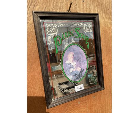 A VINTAGE PEARS SOAP ADVERTISING MIRROR 