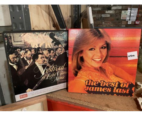 A READERS DIGEST BOX SET OF JAMES LAST VINYL RECORDS AND A BOXED SET OF THE FESTIVAL OF LIGHT CLASSICAL MUSIC 
