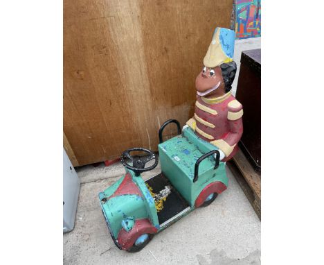 A VINTAGE CHILDRENS FAIRGROUND RIDE MONKEY 
