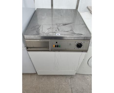AN INDUSTRIAL MIELE TUMBLE DRYER WITH INSTRUCTION MANUAL 