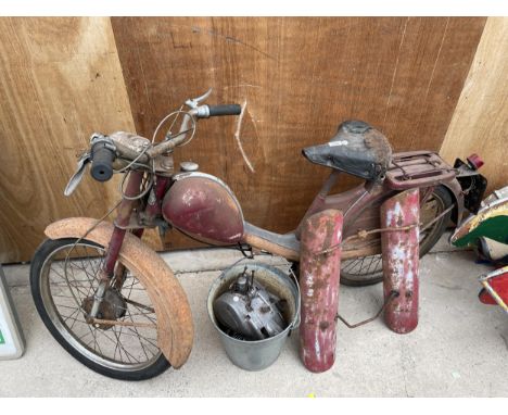 A VINTAGE PHILIPS GADABOUT MOTORBIKE 