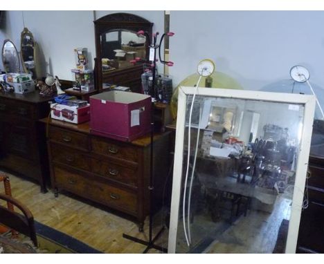 A 1960's coated metal coat stand
