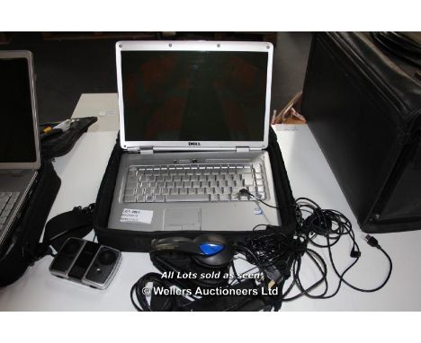 DELL INSPIRON 1525 INTEL CORE2  DUO INCLUDING PRO LUX HEAD PHONES LOGIC 3 SPEAKER CHARGER AND CARRY CASE / GRADE: UNCLAIMED P