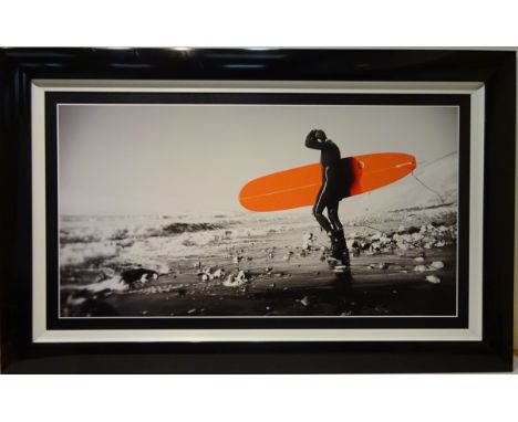 'Catching the Surf', contemporary photographic print after J. Cangialosi 63cm x 113cm    Condition Report   Click here for fu