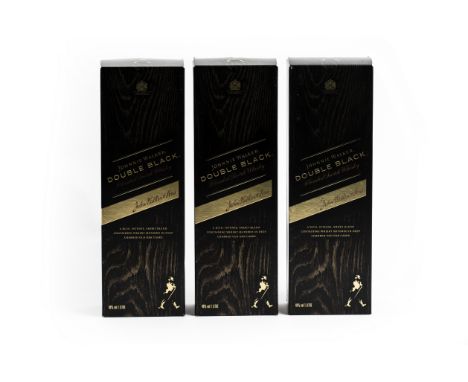 3 x JOHNNIE WALKER DOUBLE BLACK BLENDED SCOTCH WHISKY
1 litre, all boxed (3)
Condition: No obvious condition issues