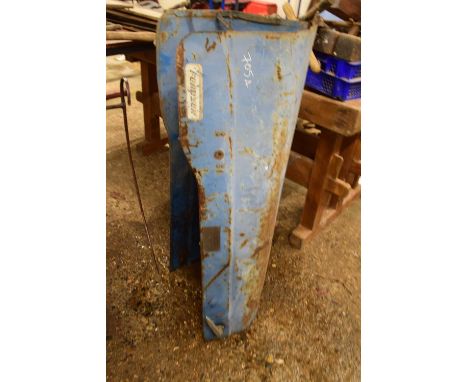 Two-section cover for a Fordson tractor