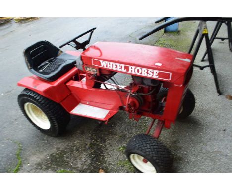 Wheel horse garden tractor