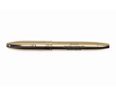 2003 Sheaffer Legacy Mount Everest limited edition fountain pen with box, outer box and cardboard sleeve. These pens were lim
