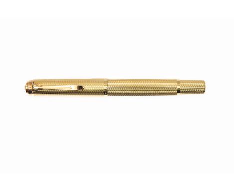 Pelikan M760 Jubilee gold fountain pen, with box and instruction booklet. Marked near the base of the pen 29008 and the same 