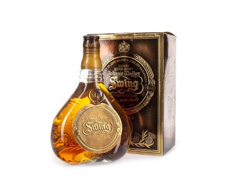 JOHNNIE WALKER SWING Blended Scotch Whisky 75cl, 40% volume, in carton.