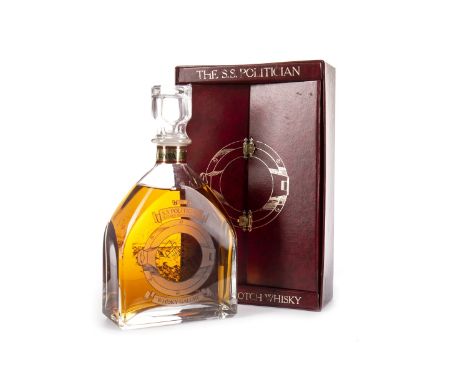 SS POLITICIAN 'WHISKY GALORE' Blended Scotch Whisky Decanter no. A2914. No capacity or strength stated.