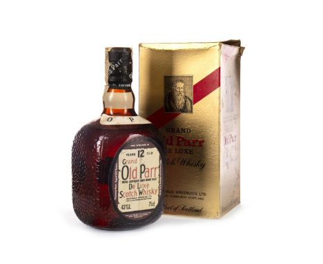 GRAND OLD PARR 12 YEARS OLD Blended Scotch Whisky 75cl, 43% volume, in carton.