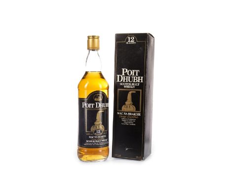 POIT DHUBH 12 YEARS OLD Blended Malt Scotch Whisky 75cl, 40% volume, in carton.