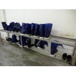 (3) s/s wire boot racks