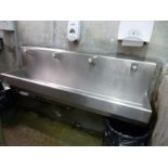 s/s hand wash sink 4-station touchless Itec