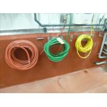 (20) assorted hose throughout curing area