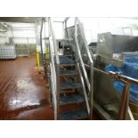 (Meat Batching Line) s/s operators platform 4-step
