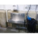 s/s hand wash sink 2-station touchless Itec