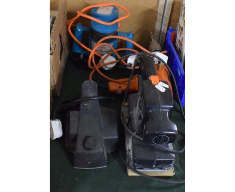 A Collection of Power Tools to Include Sander, Electric Drill etc 