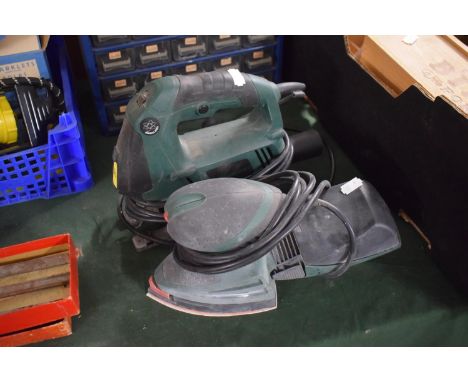A Palm Sander and a Jigsaw 