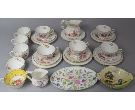 A Collection of Various Ceramics to comprise Beau English Bone China Floral Pattern Tea Set to Comprise Five Cups, Jug, Small