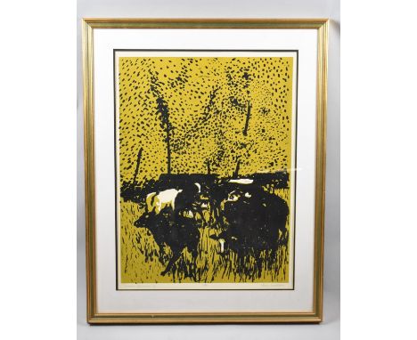 Gilt Framed Alan Lumsden Print, Signed and Titled to Border, 71x53cm 