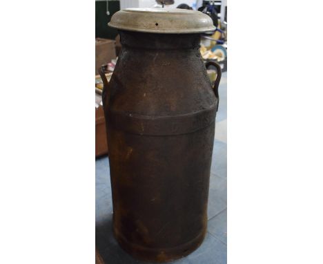 A Vintage Metal Cooperative Society Churn with Unrelated Aluminium Lid 