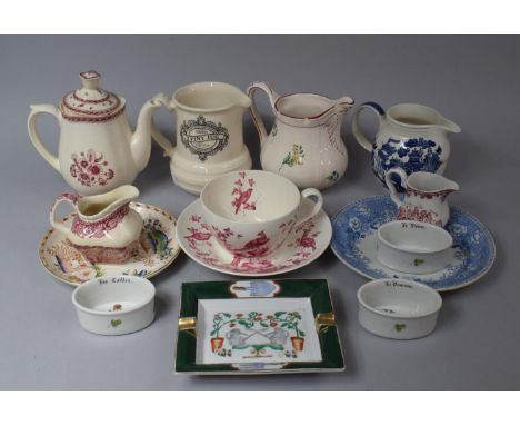 A Collection of Various Transfer Printed Ceramics to Comprise Teapot, Jug, Clover Leaf Ivory Classic Two Pint Jug, Willow Pat