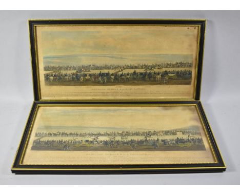 A Pair of Framed Prints, Brighton Hurdle Race Dec 20th 1833, Each 46x22cm 