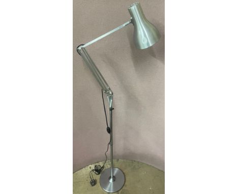 A chrome anglepoise floor lamp 