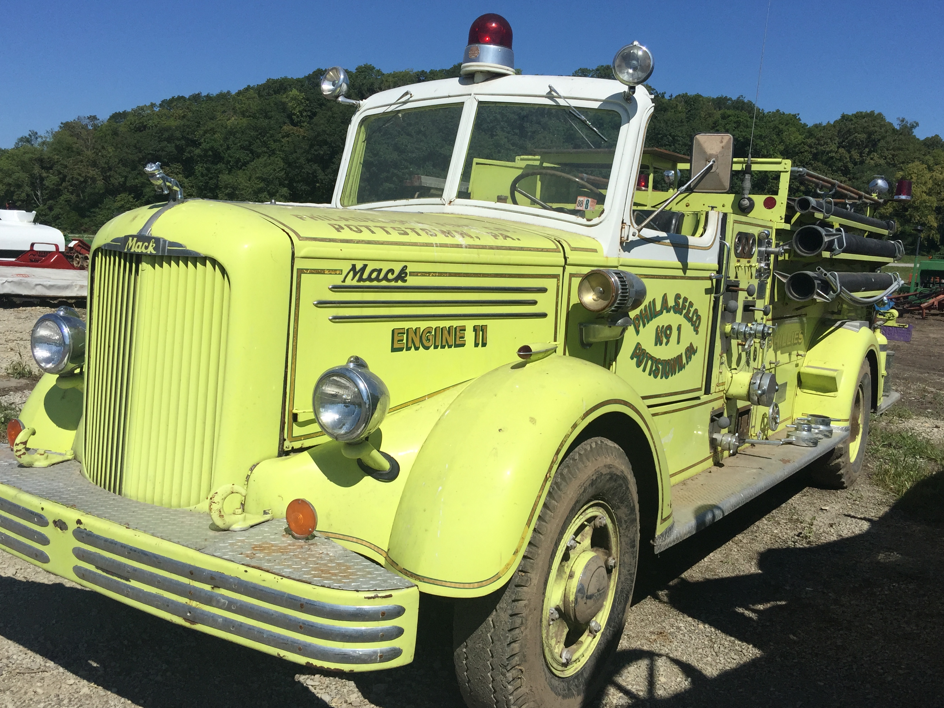 Lot 217 1947 Mack Fire Truck