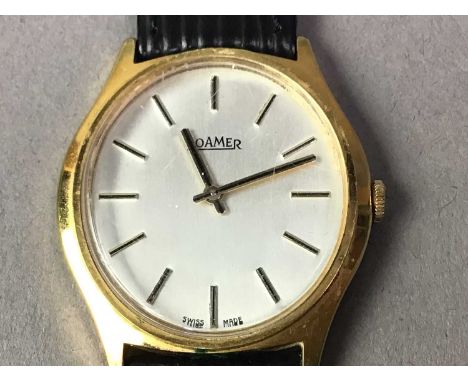 ROAMER GENT'S WRISTWATCH ALONG WITH A COSTUME PENDANT the pendant on chain Qty: 2