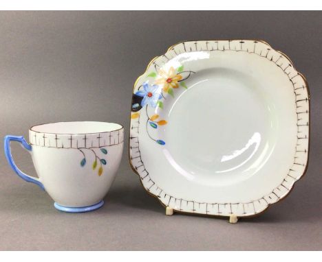 MELBA BONE CHINA PART TEA SERVICE AND ANOTHER PART TEA SERVICE the Melba bone china service decorated with flowers, including