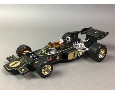 CORGI JPS LOTUS FORMULA 1 CAR AND OTHER MODEL VEHICLES  including Die-Cast cars, motorbikes and an Escalado horse racing game