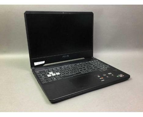 ASUS LAPTOP model FX505D, accompanied by a Wipedrive certificate