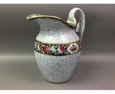 GROUP OF VARIOUS CERAMICS including a ewer and basin