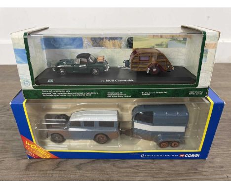 COLLECTION OF DIE-CAST MODEL VEHICLES including Corgi, Cararama, Ertl, Eddie Stobart Story set and Atlas Editions, all boxed
