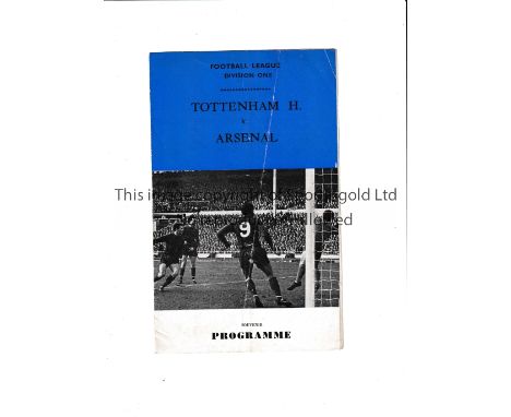 TOTTENHAM HOTSPUR V ARSENAL 1971 CHAMPIONSHIP DECIDER      Pirate programme issued by Tucketts for the decider at White Hart 
