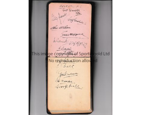 1930'S FOOTBALL AUTOGRAPHS         Excellent autograph book with over 280 signatures from season 1935/6 unless stated. includ