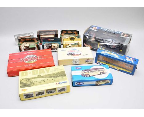 A large collection of  mainly Corgi die-cast vehicles, boxed, including Corgi Cameo Village Collection, Corgi Classics Commer