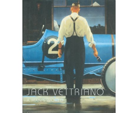 Jack Vettriano, A Man's World First Edition hardback book 112 pages. Good Condition. All autographs come with a Certificate o