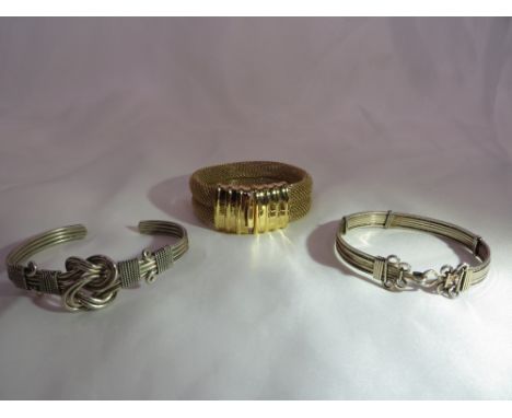 2x WM vintage bangles and 1x YM vintage bangle.