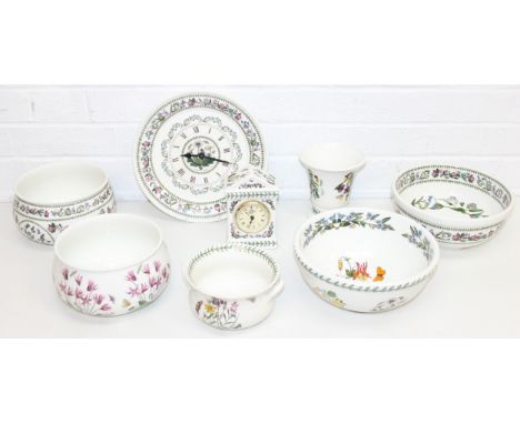 Portmeirion Botanic Garden - qty of assorted Portmeirion items in the Variations and Botanic Garden Patterns, to include two 