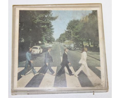 The Beatles - a rare 1969 Abbey Road reel-to-reel four-track stereo tape record in case 